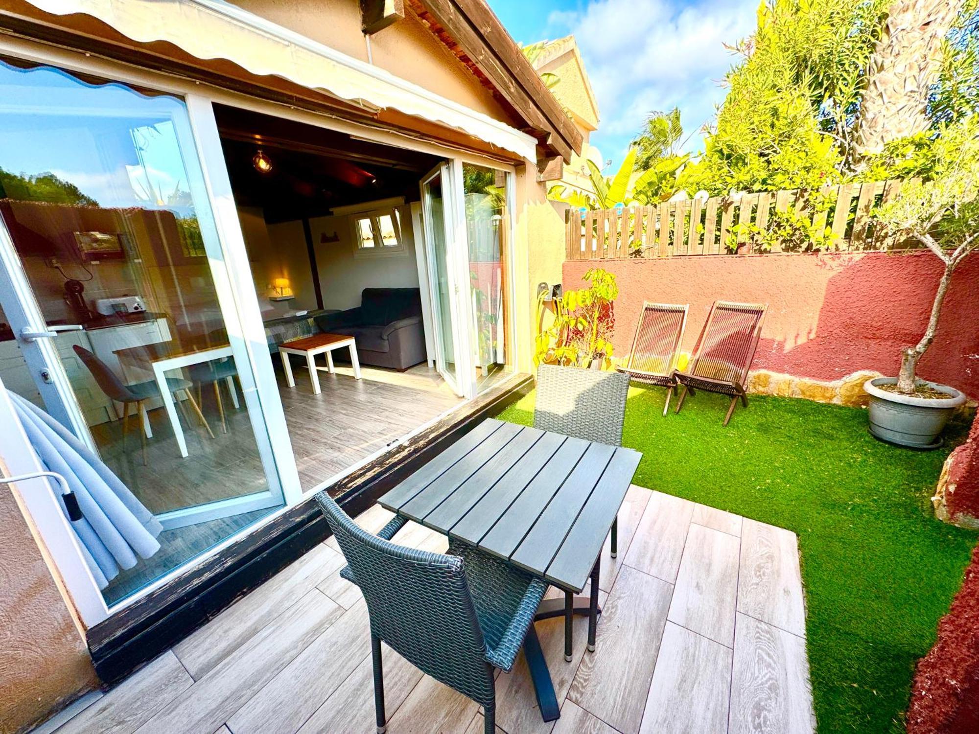 3 Casita-Estudio Con Jardin En La Playa Puerto Marino Exteriér fotografie