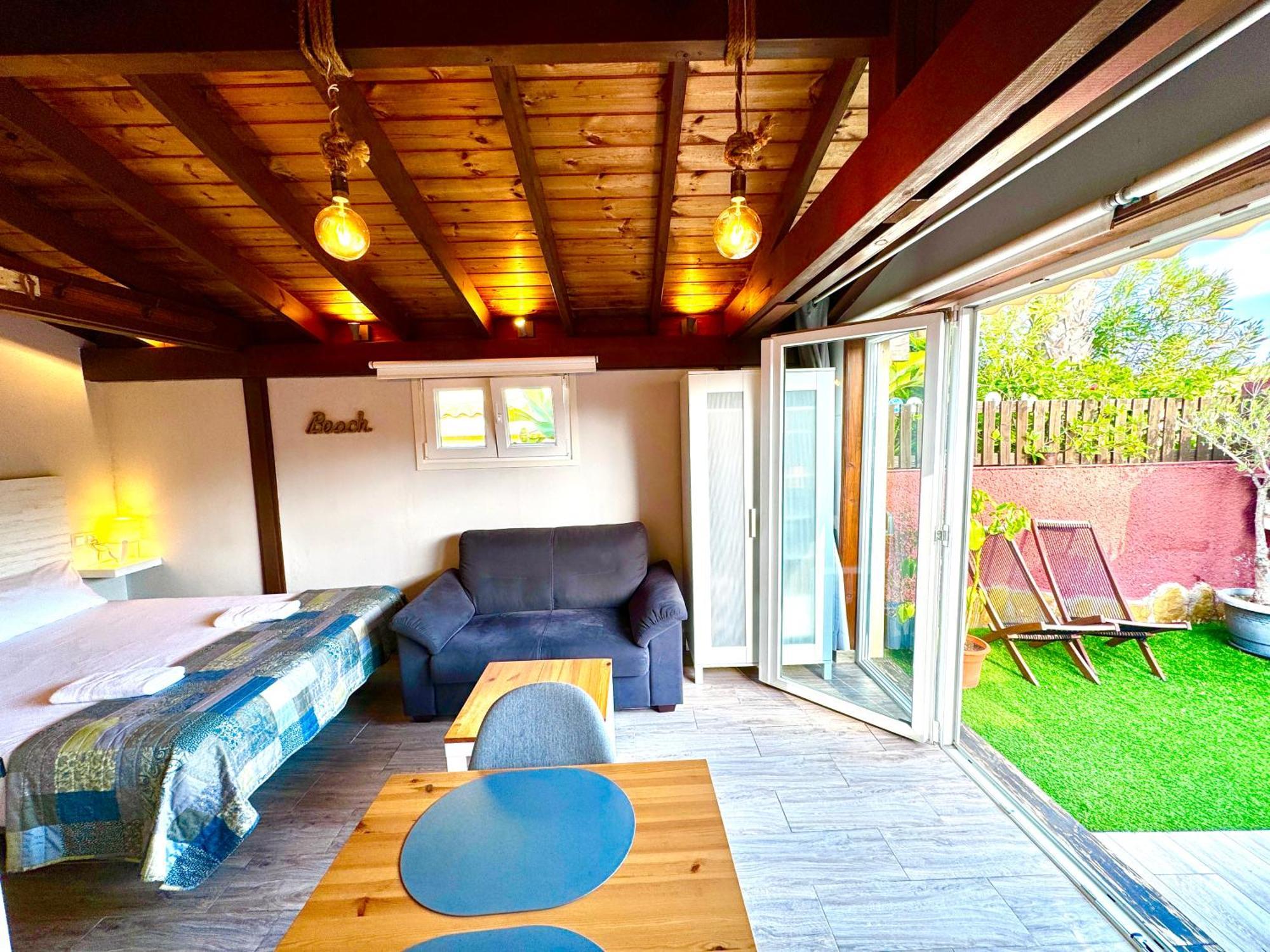 3 Casita-Estudio Con Jardin En La Playa Puerto Marino Exteriér fotografie